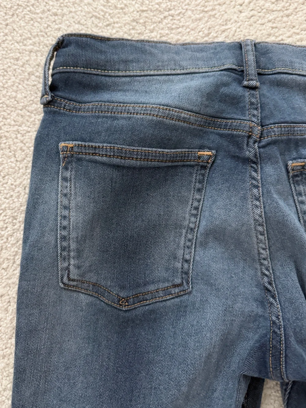 GAP Kids Skinny Jeans Boys Size 12 Husky Medium Wash Stretch Denim